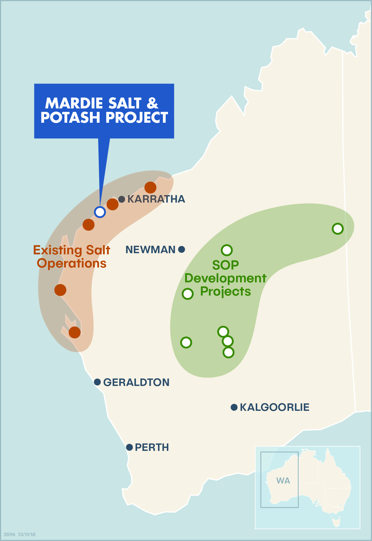 Exhibit 3: Mardie salt project location